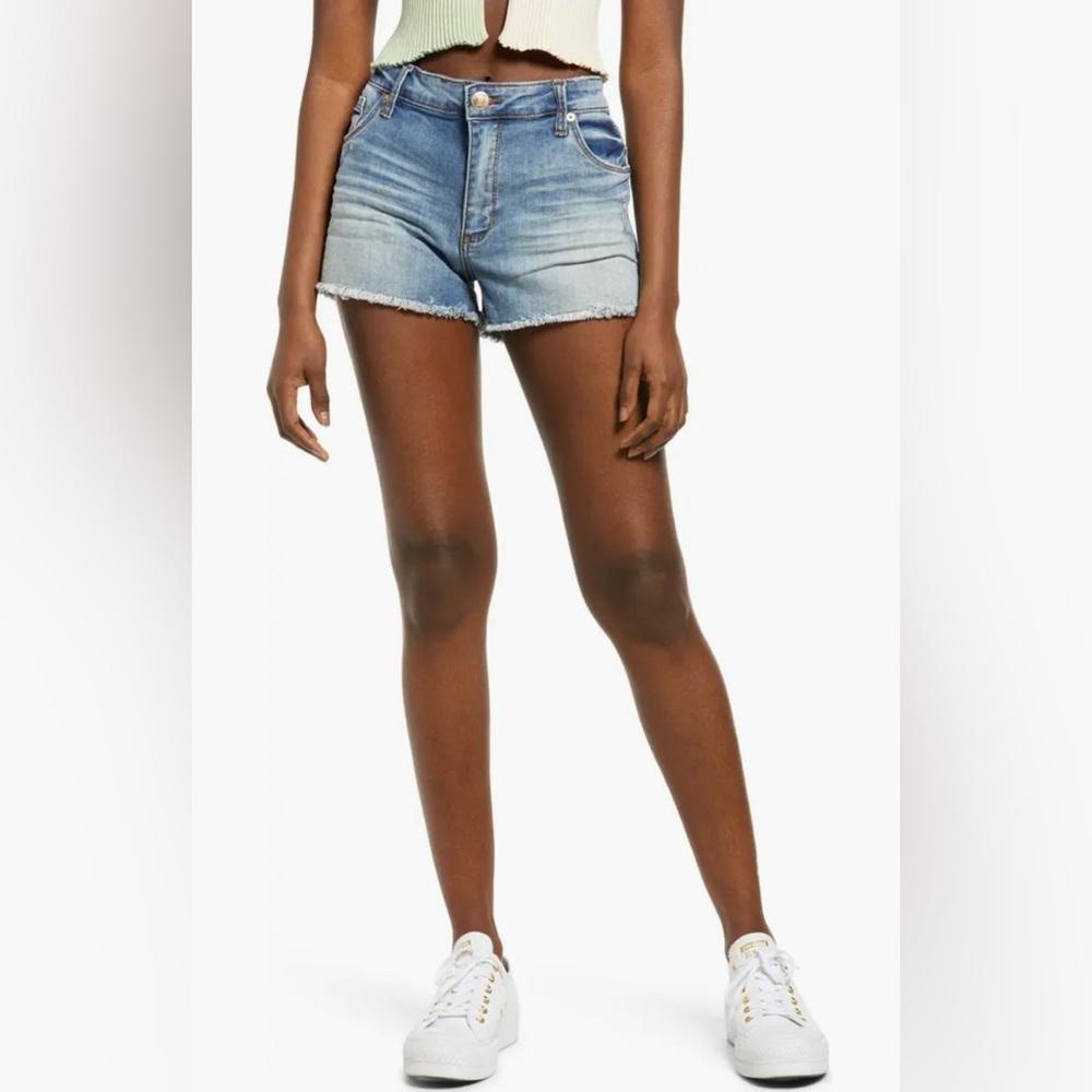 STS Blue Aubrey High Waist Cutoff Denim Shorts Color Blue Size 24